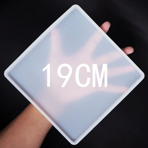 Large Square Coaster Silicone Mold for Resin Crafts