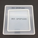 Large Square Coaster Silicone Mold for Resin Crafts