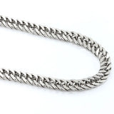 Stainless Steel Chain Cuban Link Necklace DIY Charm Men Women Punk Bracelet