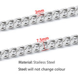 Heavy Stainless Steel Curb Chain for Jewelry Making DIY Supplies