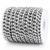 Heavy Stainless Steel Curb Chain for Jewelry Making DIY Supplies