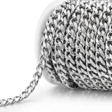 Heavy Stainless Steel Curb Chain for Jewelry Making DIY Supplies