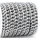 Heavy Stainless Steel Curb Chain for Jewelry Making DIY Supplies