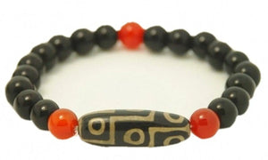 Stretchy Agate dZi Beads Bracelet-CLEANSE NEGATIVE ENERGY