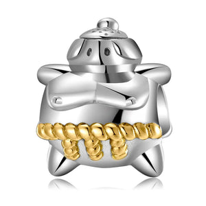 Sumo Man Bead for Women Bracelet Necklace DIY Jewelry