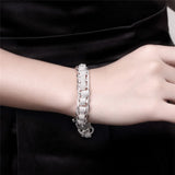 Circle Charm Bracelet Set Wedding Gift