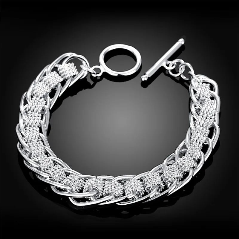 Circle Charm Bracelet Set Wedding Gift