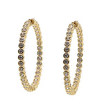 CZ Hoop Earring for Women - Elegant European CZ Hoops