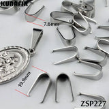 Stainless Steel Melon Seed Hooks 7.6mm Jewelry DIY 100pcs