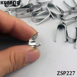 Stainless Steel Melon Seed Hooks 7.6mm Jewelry DIY 100pcs