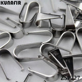 Stainless Steel Melon Seed Hooks 7.6mm Jewelry DIY 100pcs