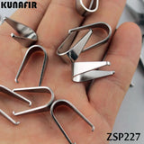 Stainless Steel Melon Seed Hooks 7.6mm Jewelry DIY 100pcs