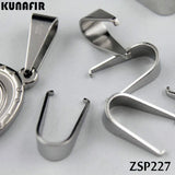Stainless Steel Melon Seed Hooks 7.6mm Jewelry DIY 100pcs