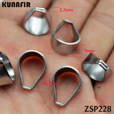 Stainless Steel Hook Pendant for Jewelry DIY 100pcs