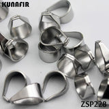 Stainless Steel Hook Pendant for Jewelry DIY 100pcs