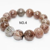 A++ Golden Seven Quartz Bracelet Beads 15-5.8mm