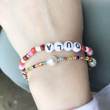 Colorful Seed Beads & Freshwater Pearls Bracelet Set
