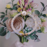 Sequined Resin Charm Bracelet Wedding Party Jewelry