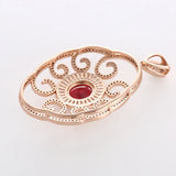 Micro Pave Zircon Crystal Flower Charms Pendants For Necklace Making