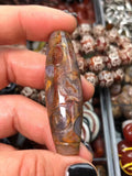 Natural Agate Dzi Nine Eyed Gemstone Beads Bulk Collection