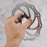 160mm Stainless Steel Bike Brake Disc with 48mm Flange - Diagonal Hole