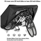 Waterproof Bike Cover for 1-2 Bikes, Outdoor Storage Protector