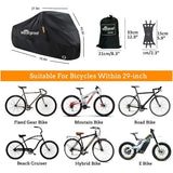 Waterproof Bike Cover for 1-2 Bikes, Outdoor Storage Protector