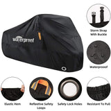 Waterproof Bike Cover for 1-2 Bikes, Outdoor Storage Protector