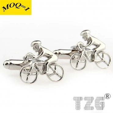 Bike Cufflink Cuff Link 1 Pair