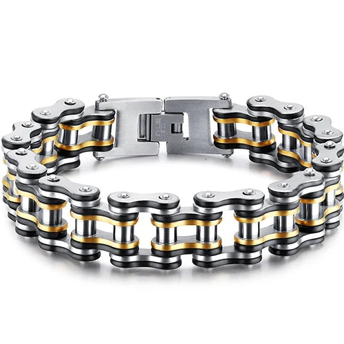 Bike Chain Man Bracelet Bikers Jewellery