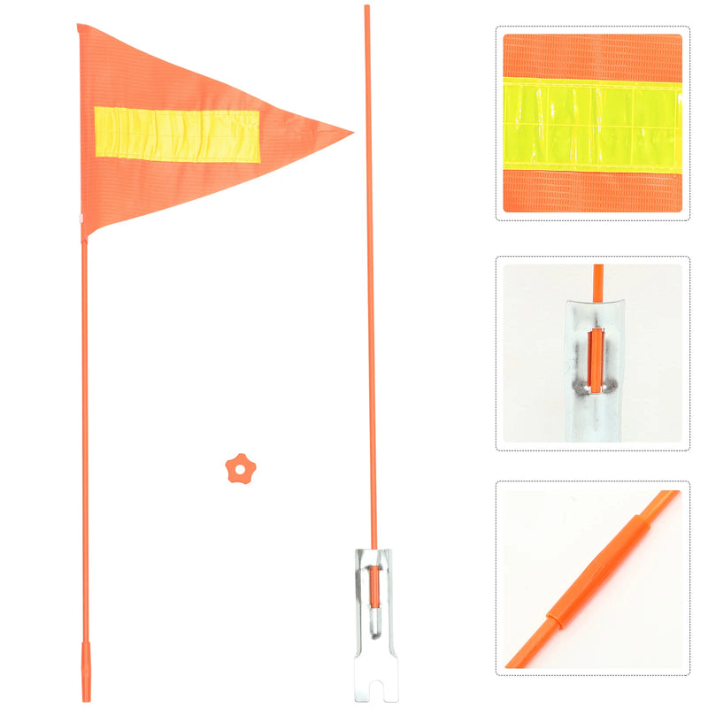 Reflective Safety Flag for Bikes - Kids Bike Accessories