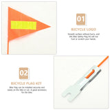 Reflective Safety Flag for Bikes - Kids Bike Accessories