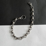 Skull Wallet Chain with Hook Snap Closure Punk Skull Trouser Chain