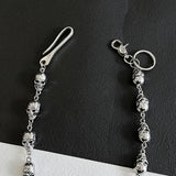 Skull Wallet Chain Hook Snap Closure Punk Skull Trouser Chain