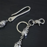 Skull Wallet Chain Hook Snap Closure Punk Skull Trouser Chain