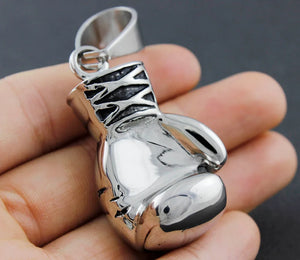 Biker Men's Boxing Gloves Stainless Steel Pendant