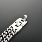 Biker Stainless Steel Chain Bracelet Men Gothic Punk Skull Jewelry