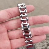 Biker Stainless Steel Mens Bracelet Motorcycle Chain Jewelry