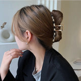 Bilandi Hyperbole Plaid Hair Claw Clips