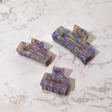 Bilandi Korea Colorful Acetate Hair Clips Geometric Square Hollow Shark