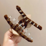 Bilandi Love Charm Hair Clip Flocking Hair Clip Crab Hair Claws Clips For Women