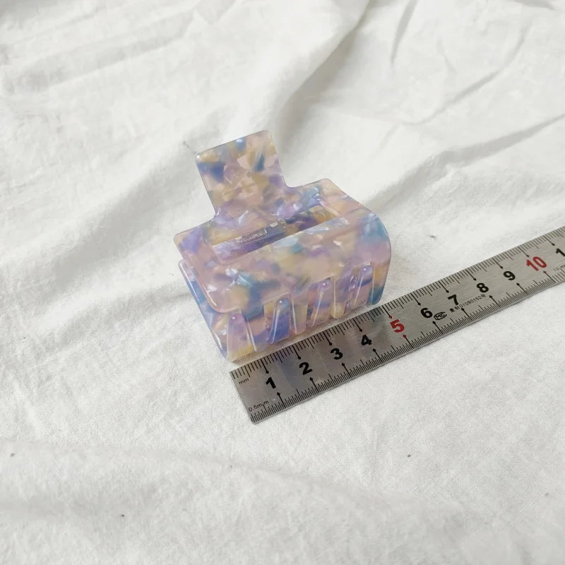 Purple Acetate Hair Clip Large Resin Hair Clips Crab Hair Pins
