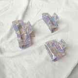 Purple Acetate Hair Clip Large Resin Hair Clips Crab Hair Pins
