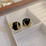 Bilandi 925 Silver Needle Glass Earrings for Women
