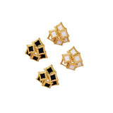 Bilandi 925 Silver Geometric Stud Earrings For Women