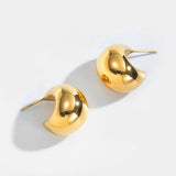 Bilandi 925 Silver Round Earrings For Women Lightweight Metal Hoops