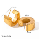 Bilandi 925 Silver Metal Hoop Earrings for Women Party Accessories