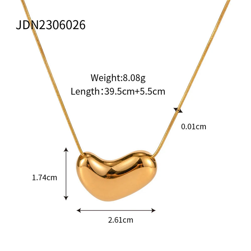 Bilandi Jewelry Geometric Metallic Pendant Necklace for Women