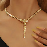 European American Metal Snake Necklace Women Party Hot Selling