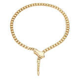 European American Metal Snake Necklace Women Party Hot Selling